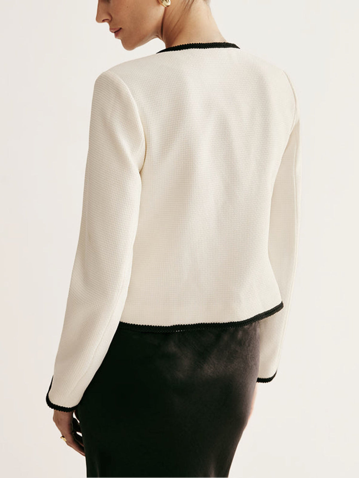 Blazer Ivoire à Nœud