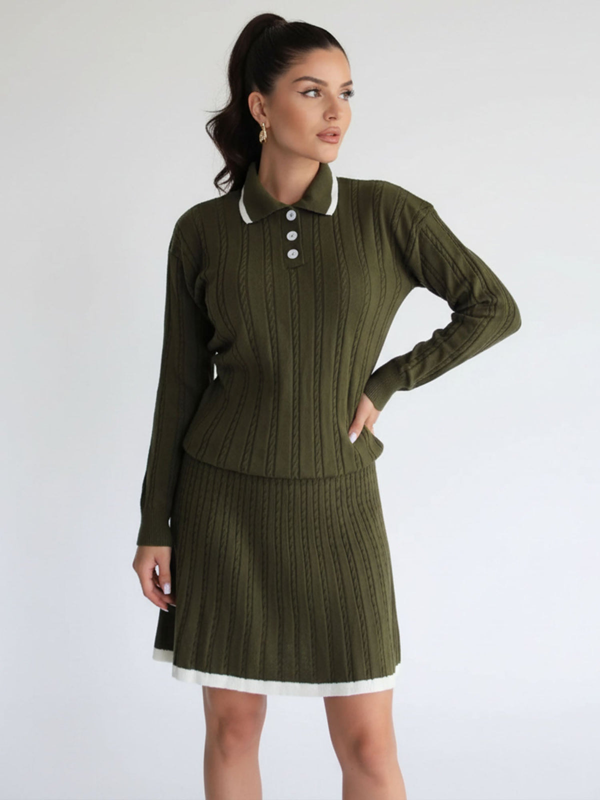 Ensemble Polo Vert
