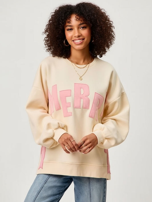 MERRY Sweatshirt à Monogramme