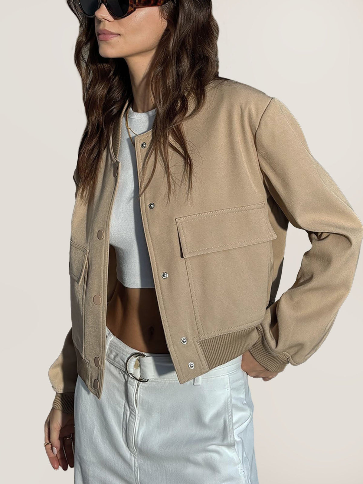 Veste Courte Style Bomber