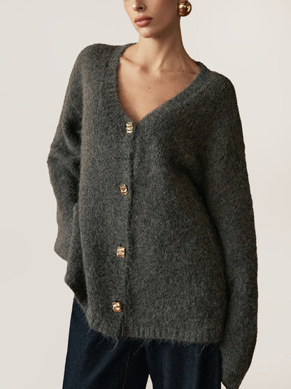 Cardigan en Maille Boutonné