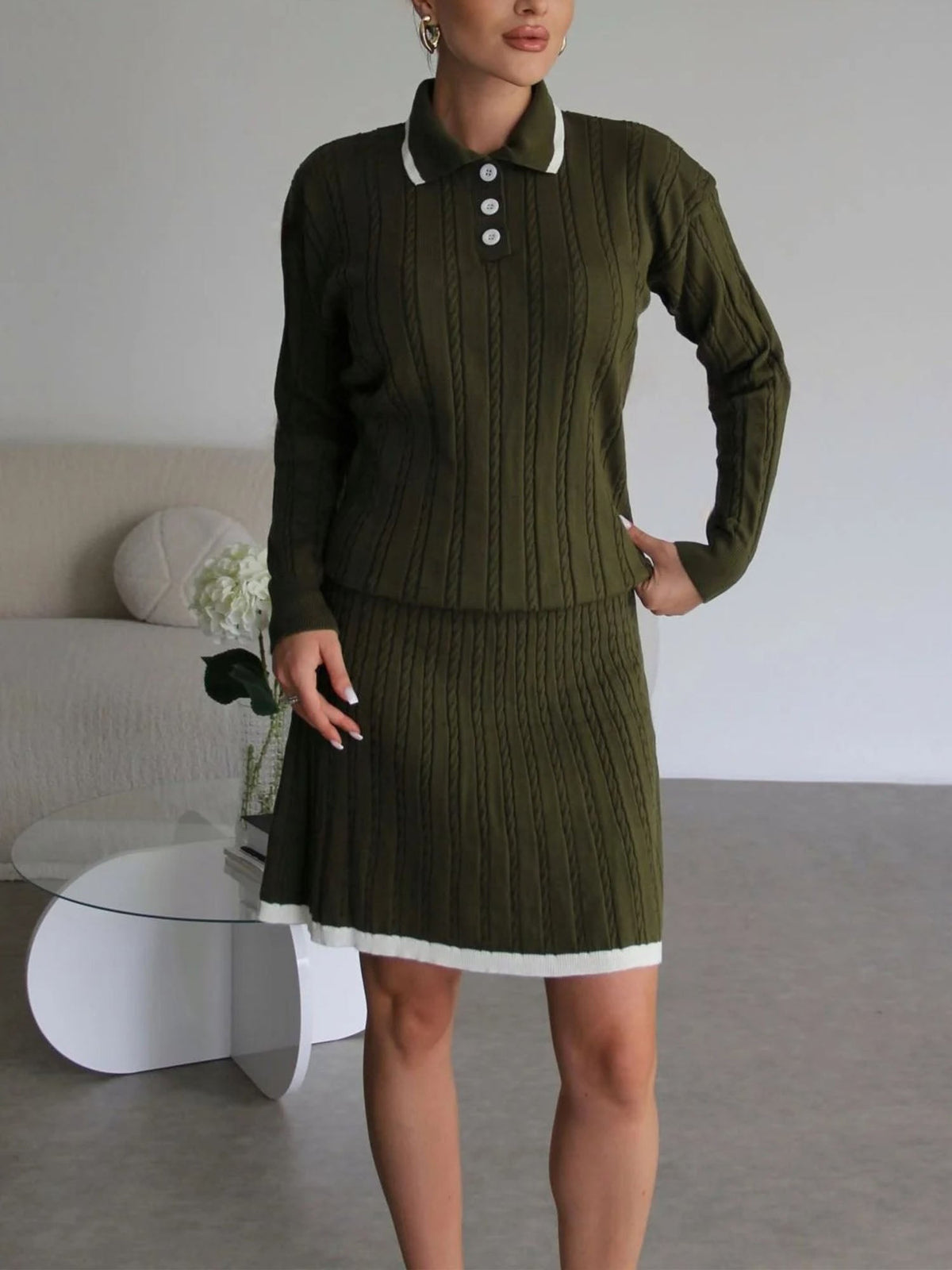 Ensemble Polo Vert