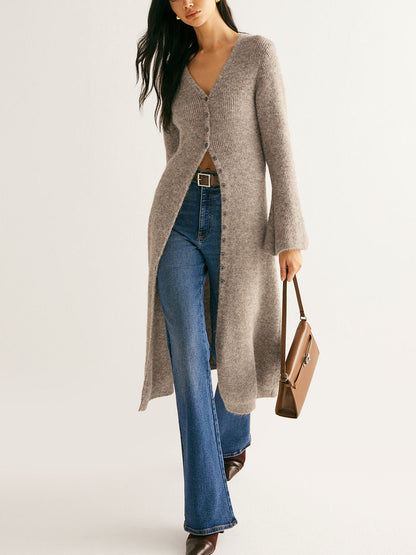 Cardigan Long en Laine