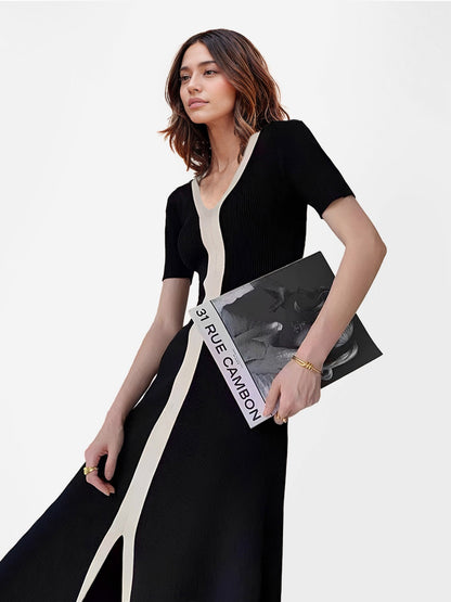 Robe Midi Color Block