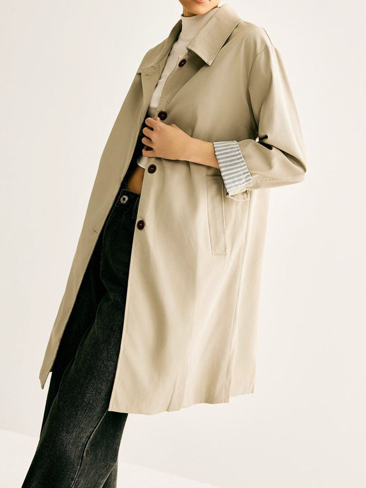 Manteau Trench Beige