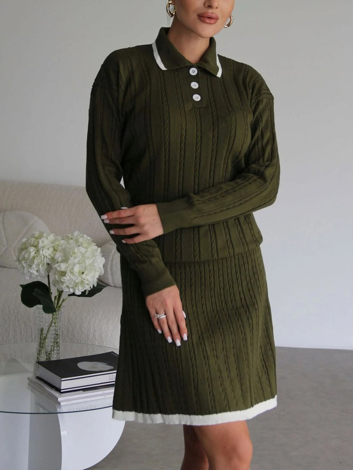 Ensemble Polo Vert
