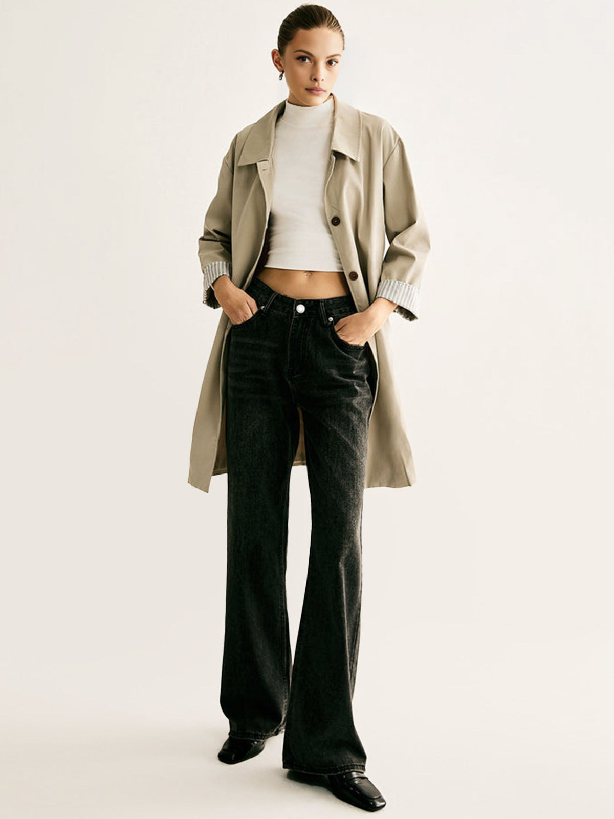 Manteau Trench Beige