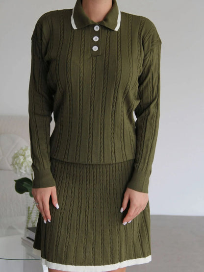 Ensemble Polo Vert