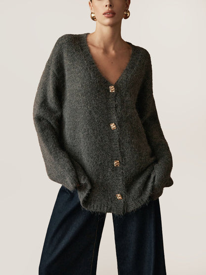 Cardigan en Maille Boutonné