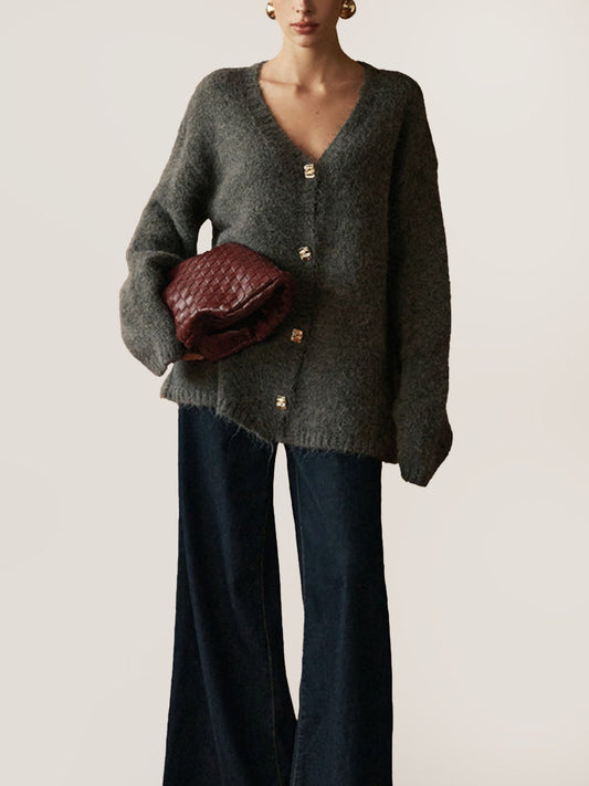 Cardigan en Maille Boutonné