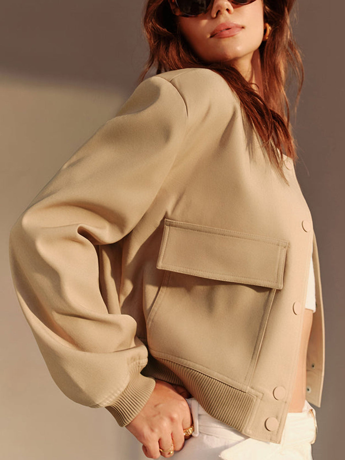 Veste Courte Style Bomber