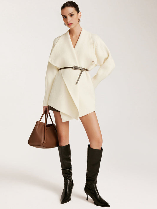 Blazer en Laine Ceinturé